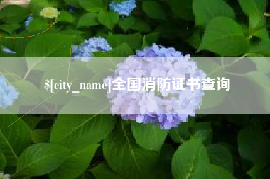任丘全国消防证书查询
