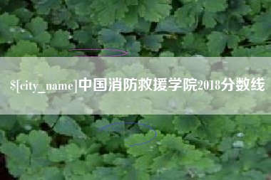 任丘中国消防救援学院2018分数线
