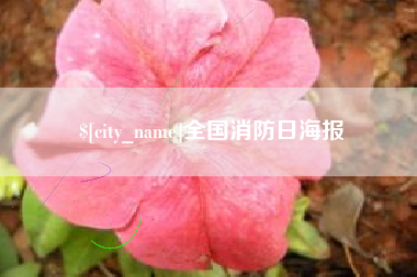 任丘全国消防日海报