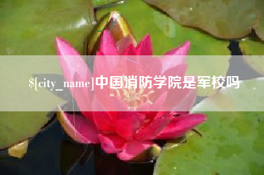 任丘中国消防学院是军校吗