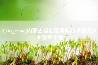 任丘内蒙古自治区消防技术服务执业管理平台