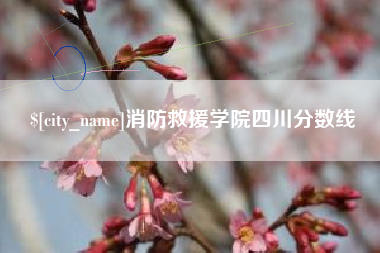 任丘消防救援学院四川分数线