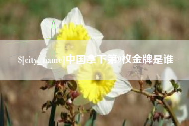 任丘中国拿下第9枚金牌是谁