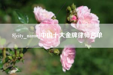 任丘中国十大金牌律师名单