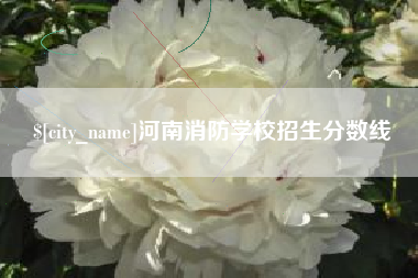 任丘河南消防学校招生分数线
