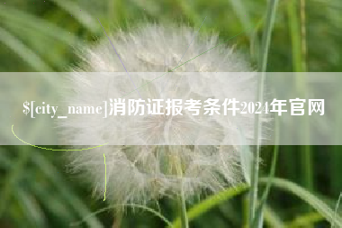 任丘消防证报考条件2024年官网