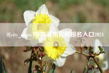 任丘中国消防官网报名入口2024