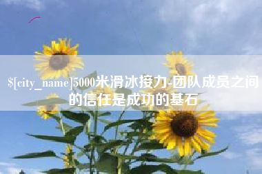 任丘5000米滑冰接力-团队成员之间的信任是成功的基石