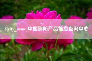 任丘中国消防产品信息查询中心