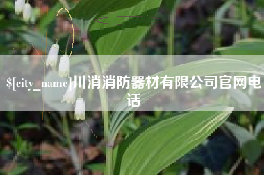 任丘川消消防器材有限公司官网电话