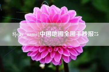 任丘中国地图全图手抄报75