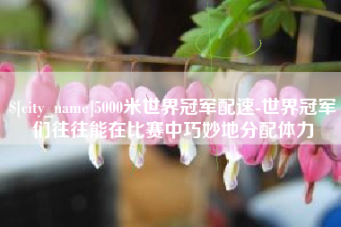 任丘5000米世界冠军配速-世界冠军们往往能在比赛中巧妙地分配体力