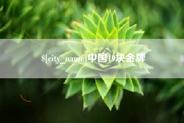 任丘中国19块金牌