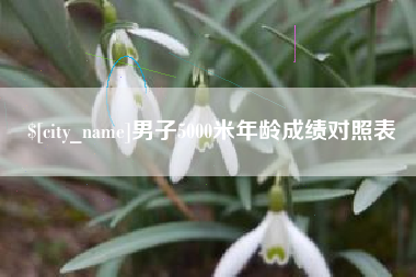 任丘男子5000米年龄成绩对照表