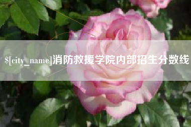 任丘消防救援学院内部招生分数线