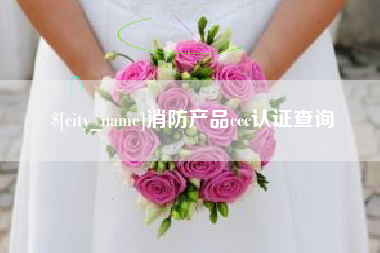 任丘消防产品ccc认证查询