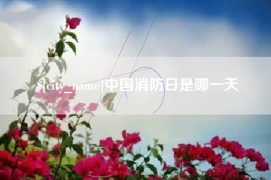 任丘中国消防日是哪一天